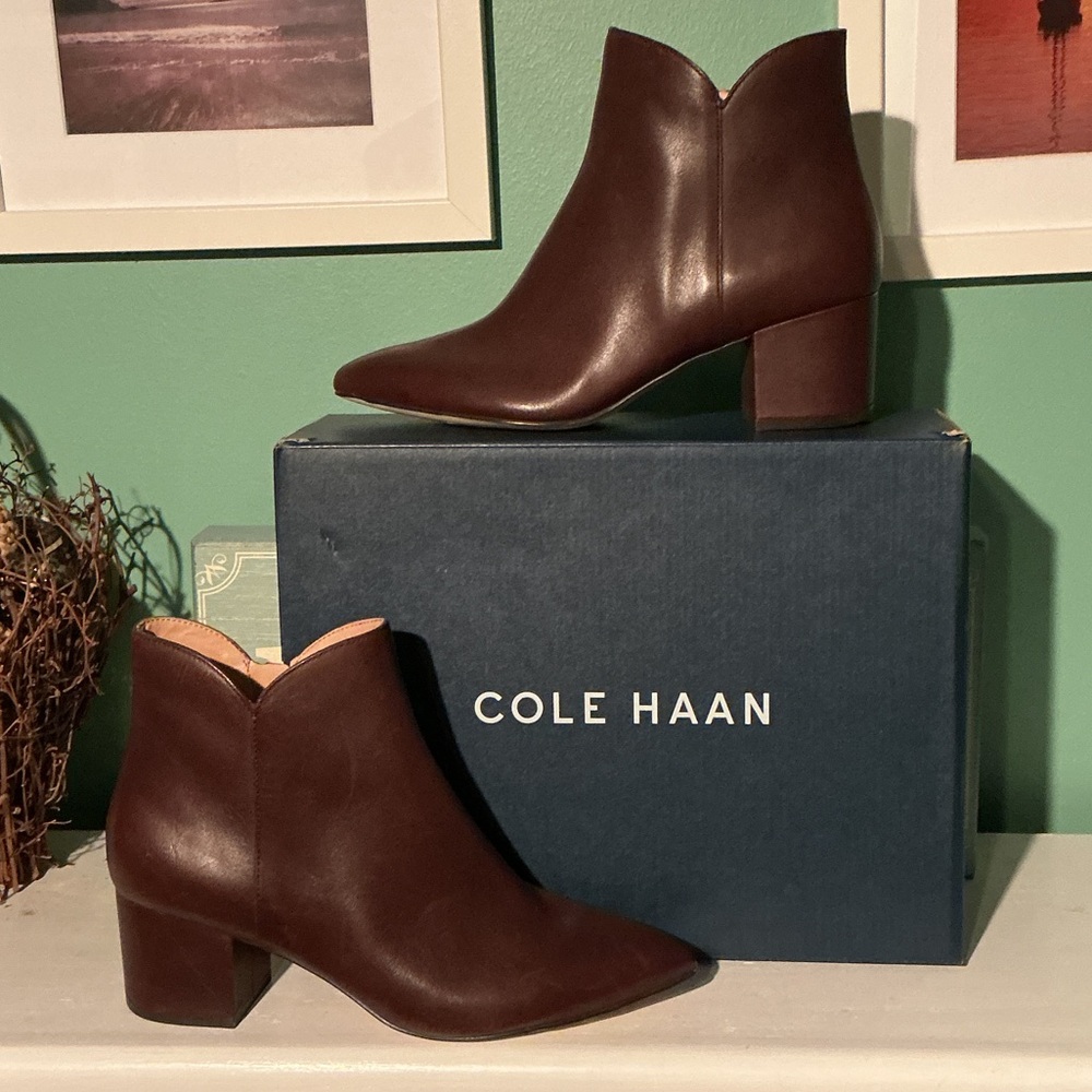 Cole Haan® Dark Brown Elyse Bootie